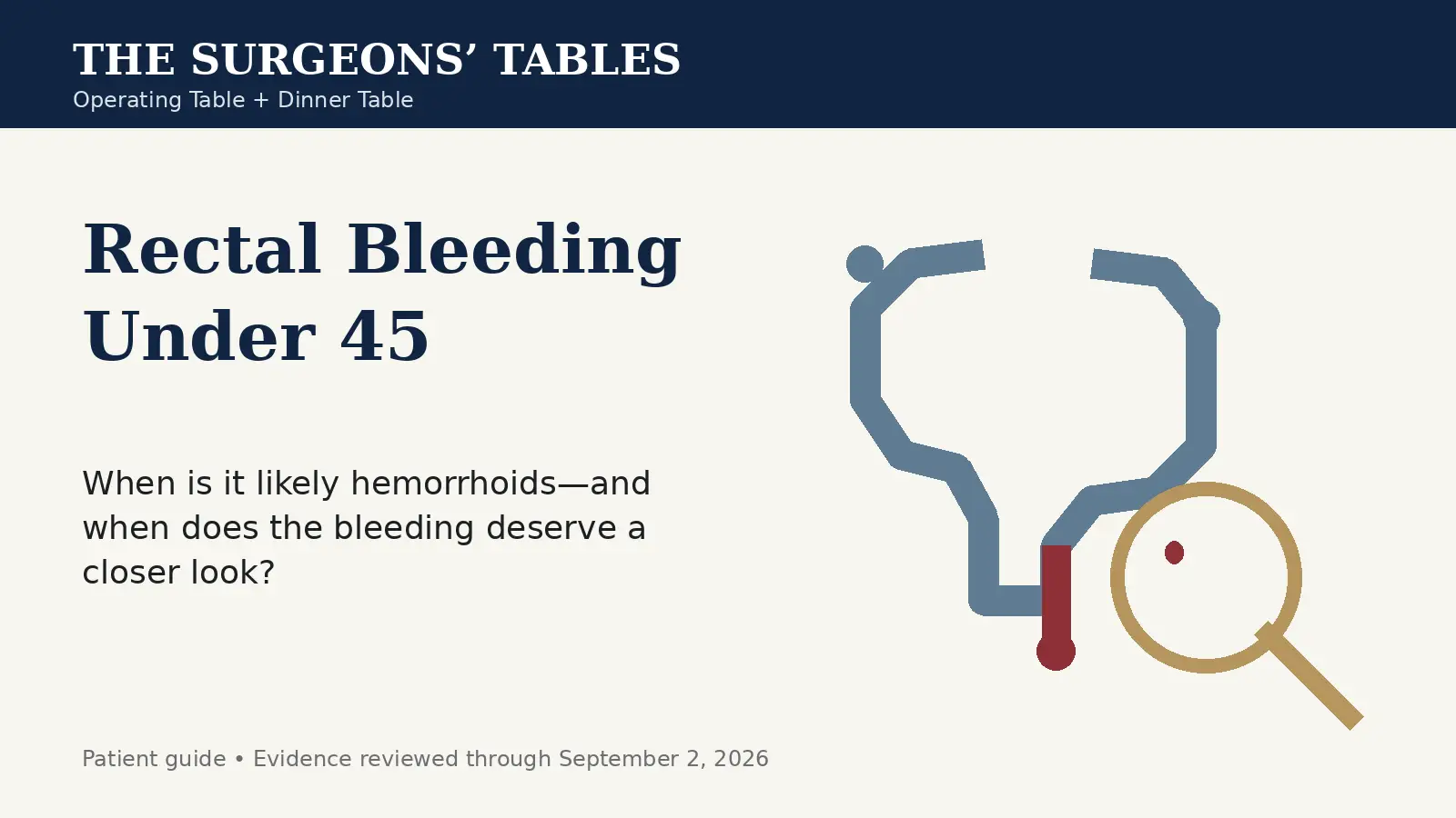 Rectal Bleeding Under 45: Hemorrhoids, Warning Signs, and When to Get a Colonoscopy